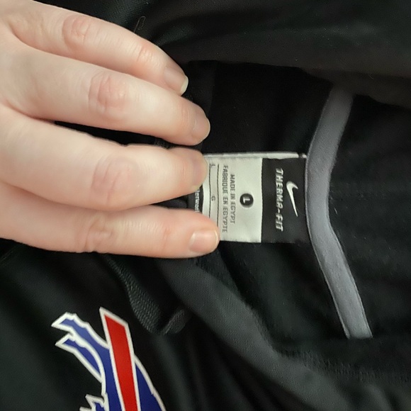 Very Good Condition Nike Bills Thermal Hoodie - Picture 3 of 3